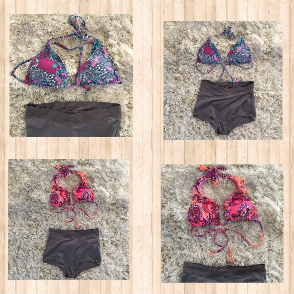 Grey Hi beach bottoms 😎👙☀️